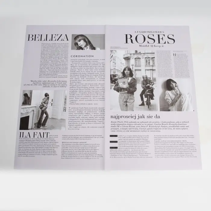 Пленка флористическая «Газета моды» 65 мкм, 50×58 см Пленка флористическая «Газета моды» 65 мкм, 50×58 см