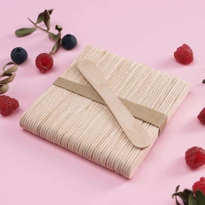 Набор палочек деревянных, 11,4×1-1,3 см, 50 шт Набор палочек деревянных, 11,4×1-1,3 см, 50 шт