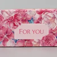 Коробка подарочная для макарун &laquo;Для тебя&raquo;, 18&times;5.5&times;5.5 см