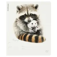 Тетрадь 12 листов в клетку ErichKrause Little Cuties, 60 г/м&sup2;, обложка мелованный картон, МИКС