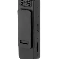 Видеокамера нагрудная CAM-15, 1920&times;1080, Full HD 1080 p, 2 Мп, Bluetooth, микрофон, чёрная