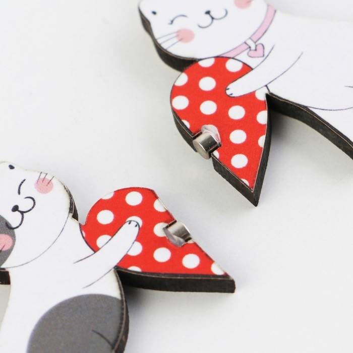 Брелок парный на магните, «Мур», деревянный, 9 х 15 см Брелок парный на магните, «Мур», деревянный, 9 х 15 см