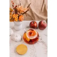 Заварочный чайник BellaTenero &laquo;Эко&raquo;, 600 мл, 18&times;12&times;10 см, с бамбуковой крышкой, металлический фильтр, стекло