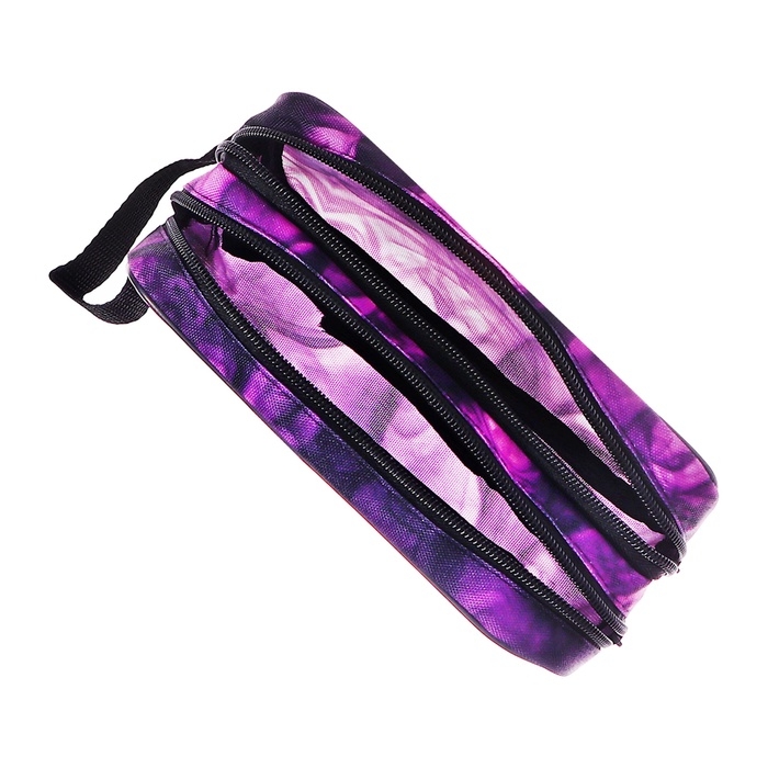 Пенал мягкий 2 отделения, 100 х 220 х 70, с ручкой, МИКС Пенал мягкий 2 отделения, 100 х 220 х 70, с ручкой, МИКС