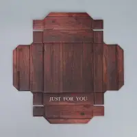 Коробка подарочная складная, упаковка, «Just for you», 12 х 12 х 6.5 см