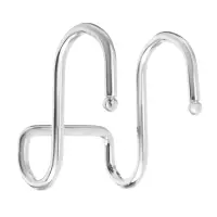 Крючок двойной тм VETTA, хромированная сталь