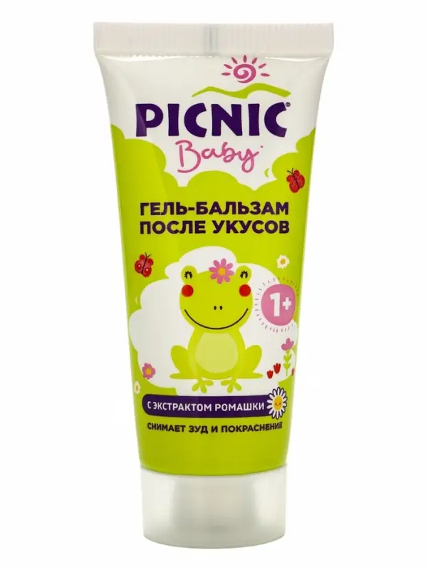 Гель-бальзам после укусов насекомых "Picnic Baby", с экстрактом ромашки, 30 мл