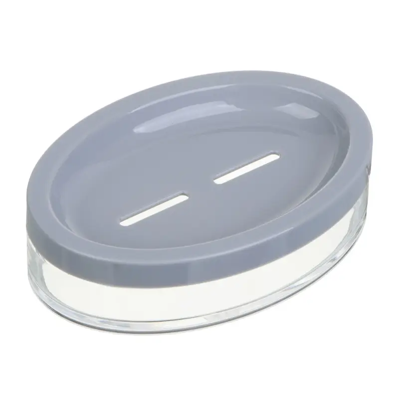 VETTA Мыльница, акрил, 13x9x3 см, серый