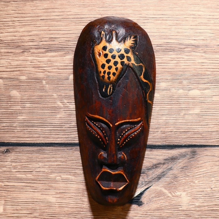 Маска дерево Маска дерево "Жираф" 20х9х3,5 см