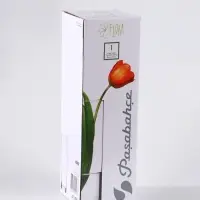 Ваза «Эстетика», рубин, h=26 см, стекло, красная