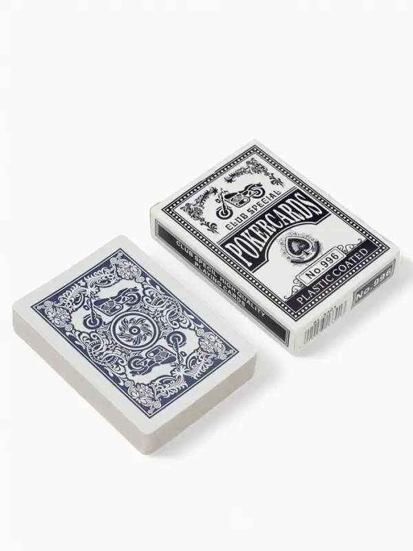 Карты игральные 54 шт. «Мотоцикл», для игры в покер, карта 6.3×8.7 см, синяя рубашка Карты игральные 54 шт. «Мотоцикл», для игры в покер, карта 6.3×8.7 см, синяя рубашка