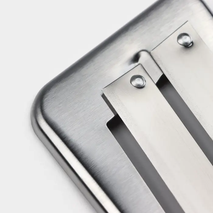 Шинковка Доляна, 30 см, нержавеющая сталь, красная