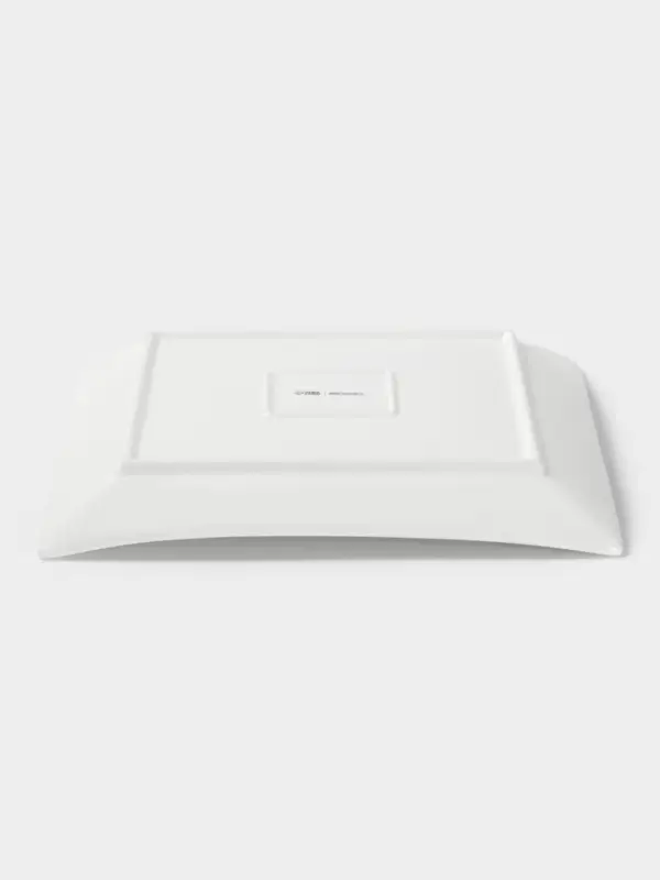 Блюдо сервировочное Magistro &laquo;Квадрат Бланш&raquo;, d=30.5 см, фарфор, белое