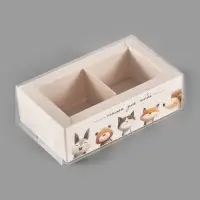Коробка для 2 конфет с ячейками Only for you, 10&times;6&times;3 см