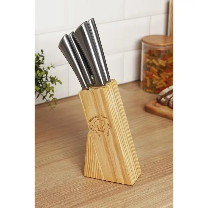 Подставка для ножей "Cooking time", 11х6х20 см