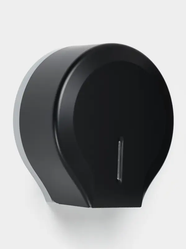 Диспенсер туалетной бумаги, пластик черный, втулка 4 см Диспенсер туалетной бумаги, пластик черный, втулка 4 см