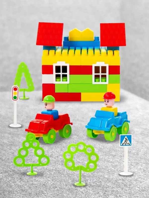 Конструктор &laquo;Строитель&raquo;, 181 деталь