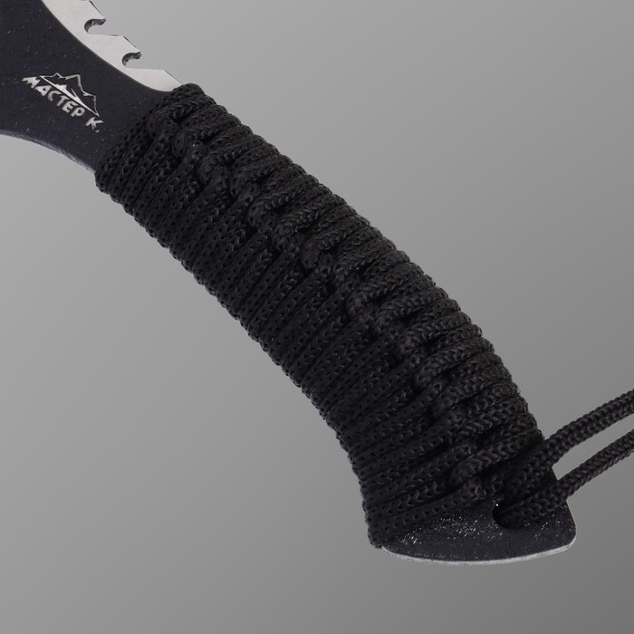 Топорик туристический в оплетке, черный, 24см, 250 г Топорик туристический в оплетке, черный, 24см, 250 г