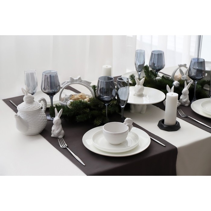 Набор для специй Доляна «Зайка», 2 предмета: солонка 50 мл, перечница 50 мл, цвет белый Набор для специй Доляна «Зайка», 2 предмета: солонка 50 мл, перечница 50 мл, цвет белый