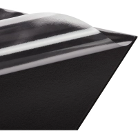 Коврик на стол Attache 380х590мм черный с прозрачным листом РФ