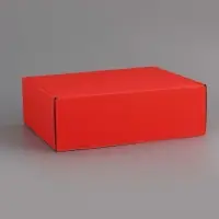 Коробка складная «Красная», для подарков, хранения и отправки посылок, 27×21×9 см Коробка складная «Красная», для подарков, хранения и отправки посылок, 27×21×9 см