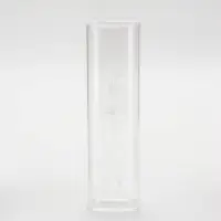 Ваза стеклянная для цветов " Цветы ", 6 х 20 см (530 мл)