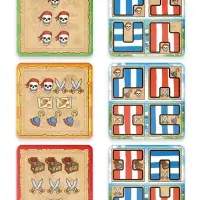 Магнитная игра-головоломка &laquo;Пиратский остров&raquo;, 48 карт, 4 детали, 7+