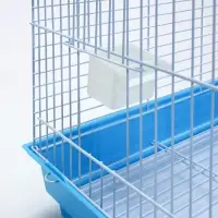 Клетка для птиц Bd-3/1o, раскрывающаяся крыша, 47.5&times;37&times;70 см, голубая