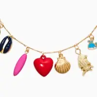 Колье &laquo;Море любви&raquo;, L=40 см, цветное в золоте