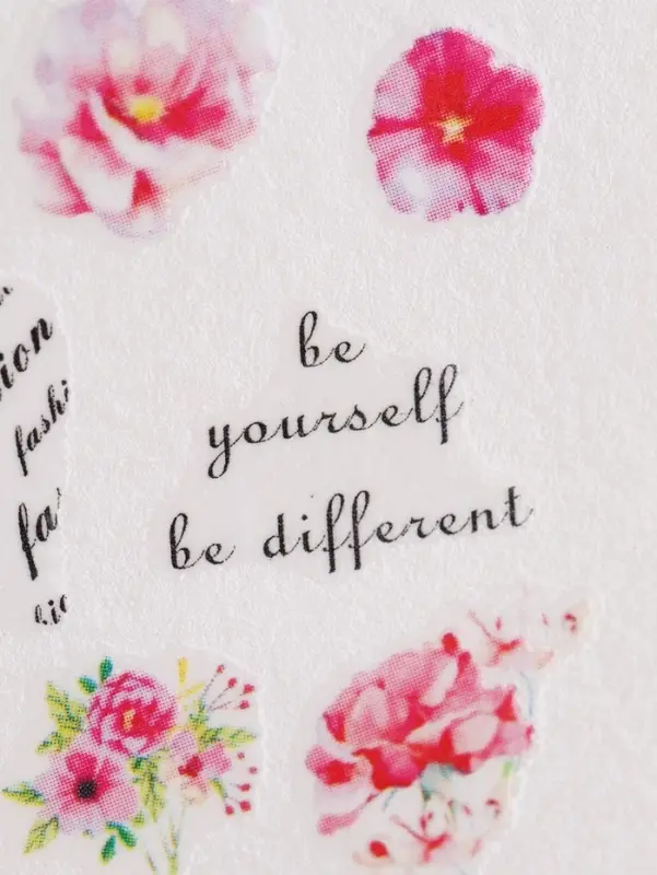 Слайдеры для ногтей «Be yourself», разноцветные Слайдеры для ногтей «Be yourself», разноцветные