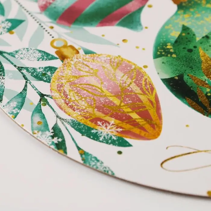 Подложка под торт усиленная «С новым годом», 28 см, 2 мм Подложка под торт усиленная «С новым годом», 28 см, 2 мм