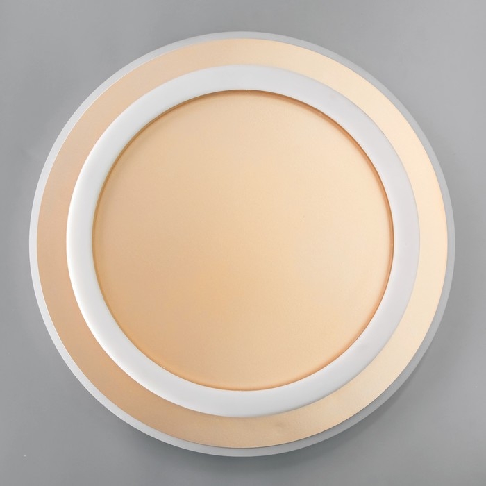 Люстра с ПДУ "Ринго" 2хLED 112Вт 3000-6000К золото 50х50х5 см BayerLux