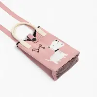 Сумка подр Пес, 12*4*17, отд на кнопке, дл ремень, розовый Сумка подр Пес, 12*4*17, отд на кнопке, дл ремень, розовый