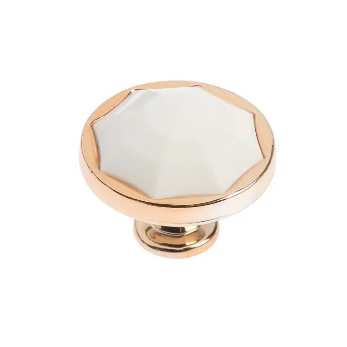 Ручка-кнопка CAPPIO РК046, d=38 мм, пластик, цвет золото Ручка-кнопка CAPPIO РК046, d=38 мм, пластик, цвет золото