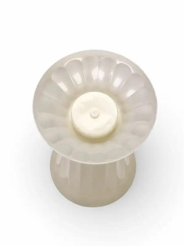 Ваза для цветов, 17 л, d=29 см, h=52 см, пластиковая, белая