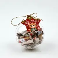 Подвеска ёлочная игрушка со свитками « Новогодний котик», 30 свитков