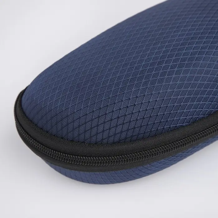 Футляр для очков на молнии, длина 17 см, цвет синий Футляр для очков на молнии, длина 17 см, цвет синий