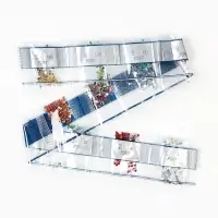 Алмазная мозаика на круглой подвеске 10&times;10 &laquo;Дед Мороз и Лошадка&raquo;