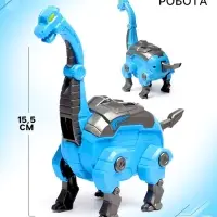 Робот-динозавр &laquo;Бронтозавр&raquo;, трансформируется в яйцо, цвет голубой
