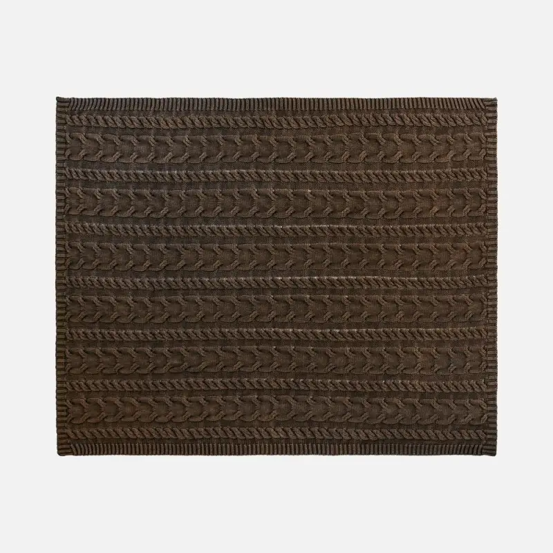 Плед Hygge, коричневый