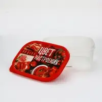 Ланч - бокс прямоугольный &laquo;Цвет настроения красный&raquo;, 500 мл