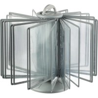 Демосистема настольная Attache А4, 30 рамок, серый с серыми кантами