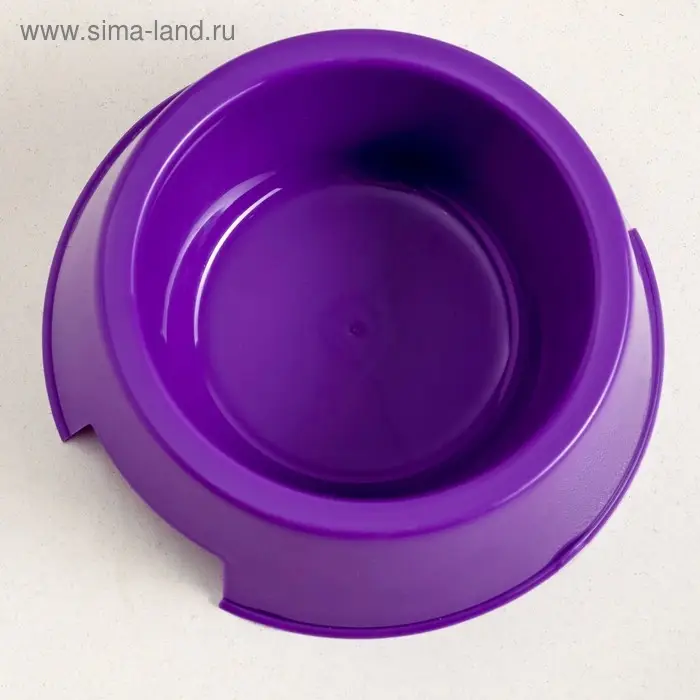 Миска пластиковая 17 х 17 х 5 см, 400 мл, фиолетовая Миска пластиковая 17 х 17 х 5 см, 400 мл, фиолетовая
