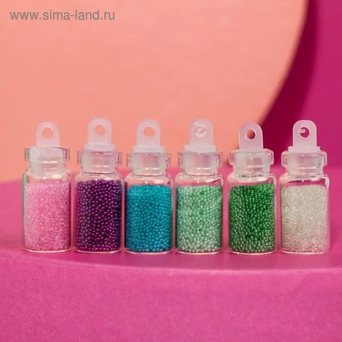 Набор бульонок для декора ногтей Unicorn New Year, 12 цветов Набор бульонок для декора ногтей Unicorn New Year, 12 цветов