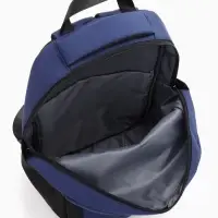 Рюкзак школьный, 2 отделения, 5 карманов, водонепроницаемое дно, 26&times;14&times;39 см, синий