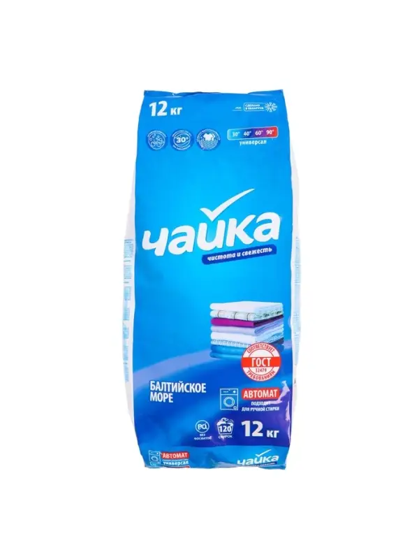 Стиральный порошок Чайка &laquo;Балтийское море&raquo;, для автоматической стирки, 12 кг