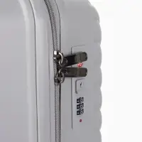 Чемодан на колёсах, 20", кодовый замок, 36&times;20&times;54 см, серый