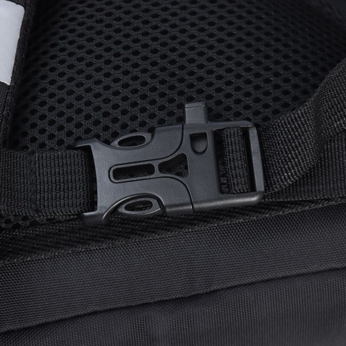 Рюкзак школьный, 40 х 27 х 20 см, Grizzly, эргономичная спинка, отделение для ноутбука, чёрный Рюкзак школьный, 40 х 27 х 20 см, Grizzly, эргономичная спинка, отделение для ноутбука, чёрный