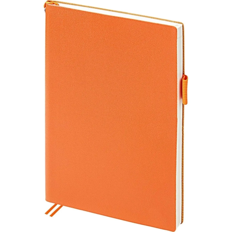 Ежедневник недатированный А5 GRAND оранжевый, 128л 3-774/09