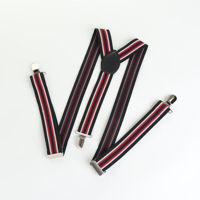 Подтяжки взрослые, ширина 2,5 см, цвет разноцветный Подтяжки взрослые, ширина 2,5 см, цвет разноцветный